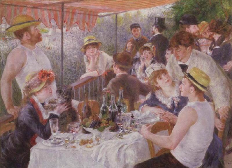 Pierre-Auguste Renoir Lucheon of the Boating Party Sweden oil painting art